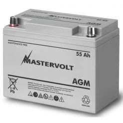 MASTERVOLT Marine Batteries AGM 12/55 Group 24 Sealed Marine Battery