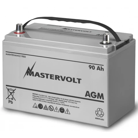 MASTERVOLT Marine Batteries AGM 12/90 Group 31 Sealed Marine Battery 3 MASTERVOLT Marine Batteries AGM 12/90 Group 31 Sealed Marine Battery