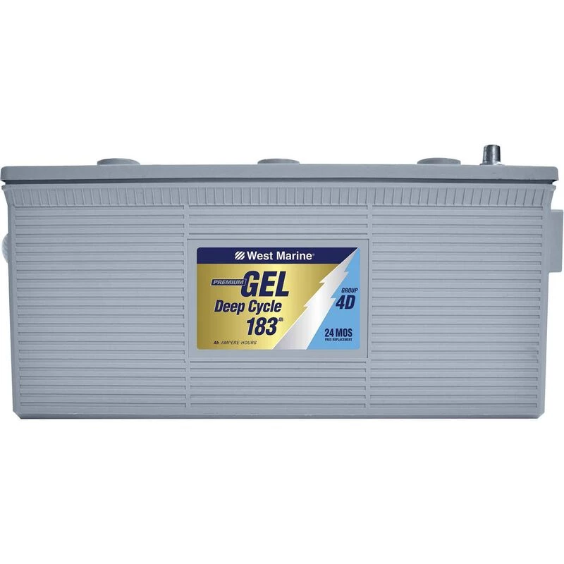 WEST MARINE Marine Batteries Group 4D Gel Deep Cycle Marine Gel Battery, 183 Amp Hours 4 WEST MARINE Marine Batteries Group 4D Gel Deep Cycle Marine Gel Battery, 183 Amp Hours - Image 2