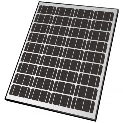 NATURE POWER Marine Solar Panels 90W Rigid Monocrystalline Solar Panel