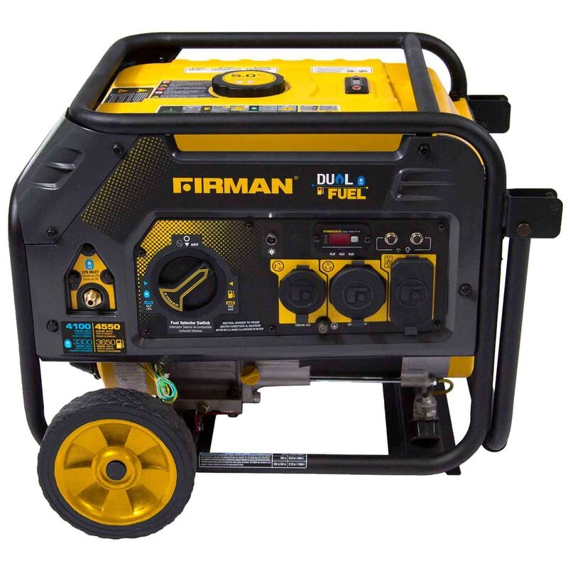 FIRMAN POWER EQUIPMENT Marine Battery Chargers Dual Fuel Hybrid Series 3650 Watt Recoil Start Generator 3 FIRMAN POWER EQUIPMENT Marine Battery Chargers Dual Fuel Hybrid Series 3650 Watt Recoil Start Generator
