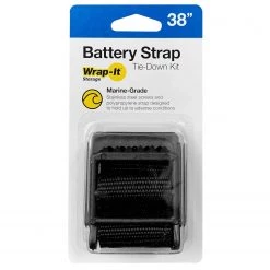 WRAP-IT STORAGE Marine Batteries 38" Battery Hold Down Strap