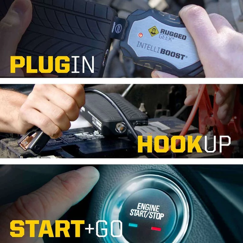 RUGGED GEEK Marine Batteries RG1000 Safety Plus Battery Jump Starter 5 RUGGED GEEK Marine Batteries RG1000 Safety Plus Battery Jump Starter - Image 3