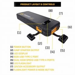 RUGGED GEEK Marine Batteries RG2000 Sport Battery Jump Starter 9 RUGGED GEEK Marine Batteries RG2000 Sport Battery Jump Starter -Marine Batteries Soldes 2022 20031175 3 1500.29072020080036