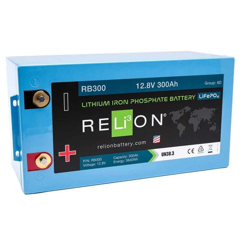 RELION Marine Batteries RB300 Lithium Deep Cycle Battery, 12V, 300Ah 3 RELION Marine Batteries RB300 Lithium Deep Cycle Battery, 12V, 300Ah